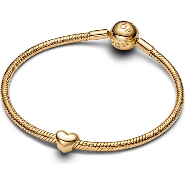 PANDORA mini pozlátený prívesok srdca 65245788