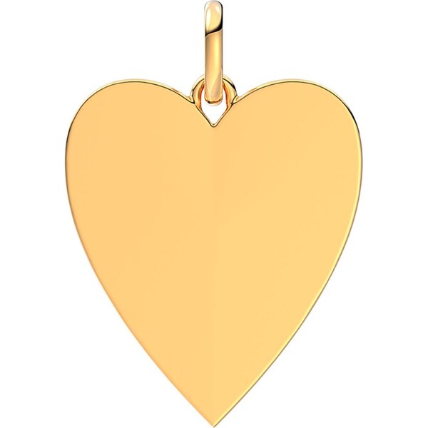 PANDORA pozlátený gravírovateľný prívesok v tvare srdca 65245825