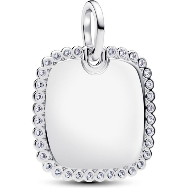 PANDORA gravírovateľný prívesok v tvare štvorca 65245796