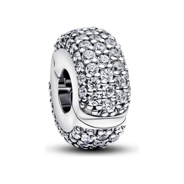 PANDORA strieborný klip Pavé 65245837