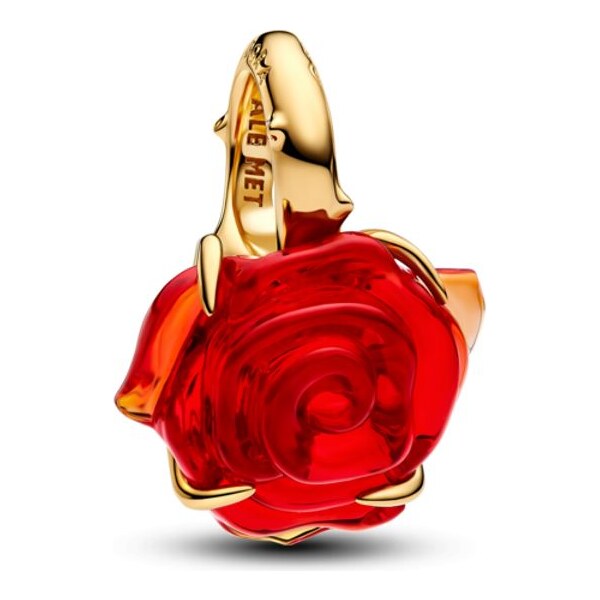 PANDORA Disney prívesok Kráska a Zviera Kúzelná ruža 65245844