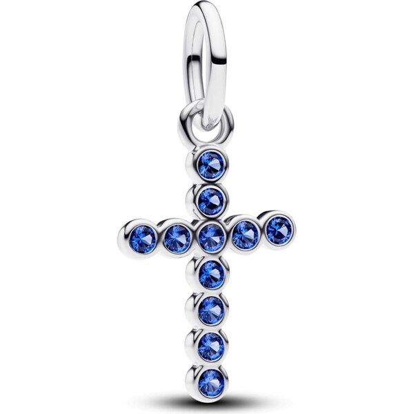 PANDORA prívesok Modrý kríž 65245857