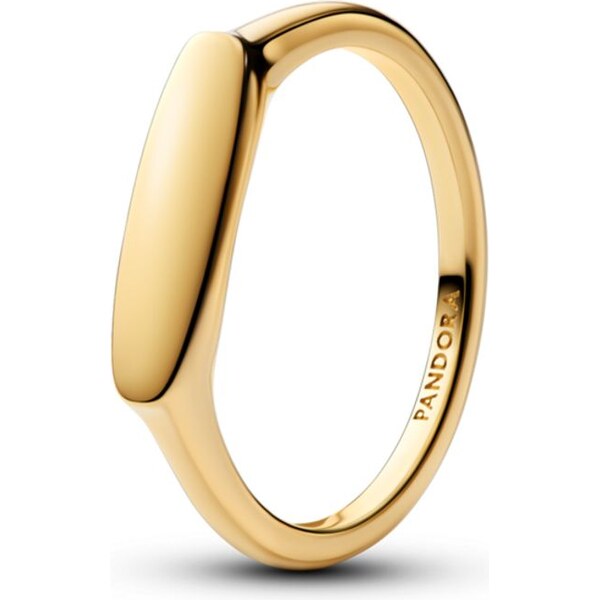 PANDORA pozlátený Gravírovateľný prsteň 65245850