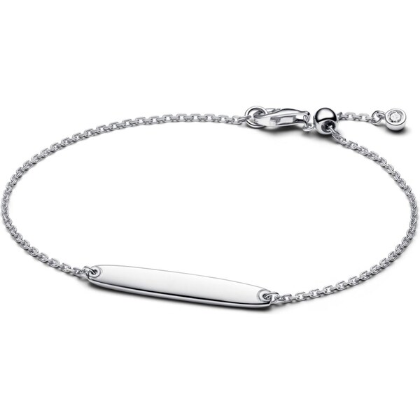 PANDORA strieborný náramok s plackou na gravírovanie 65245852