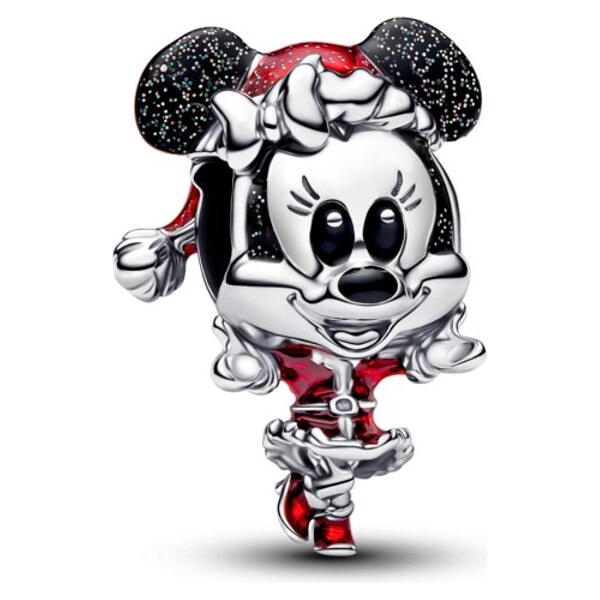 PANDORA Prívesok Disney Vianočné Minnie Mouse 66121907