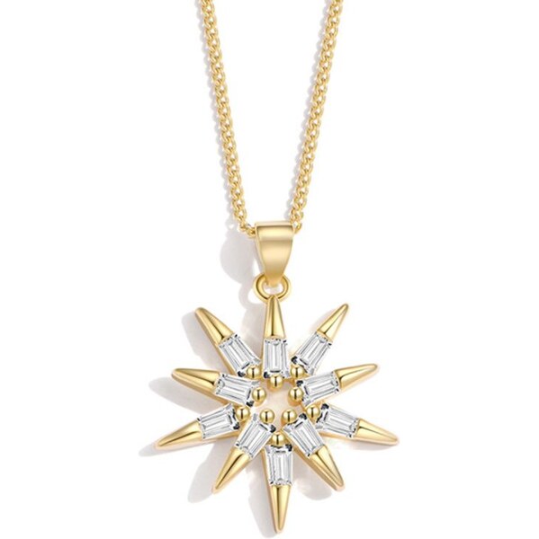 SWAROVSKI Elements Swarovski e. dámsky náhrdelník Sunburst Crystal 66561680