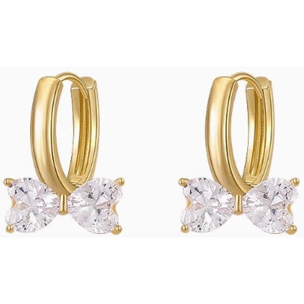 SWAROVSKI Elements Swarovski e. dámske náušnice zlaté kruhy Golden Tie 66561678