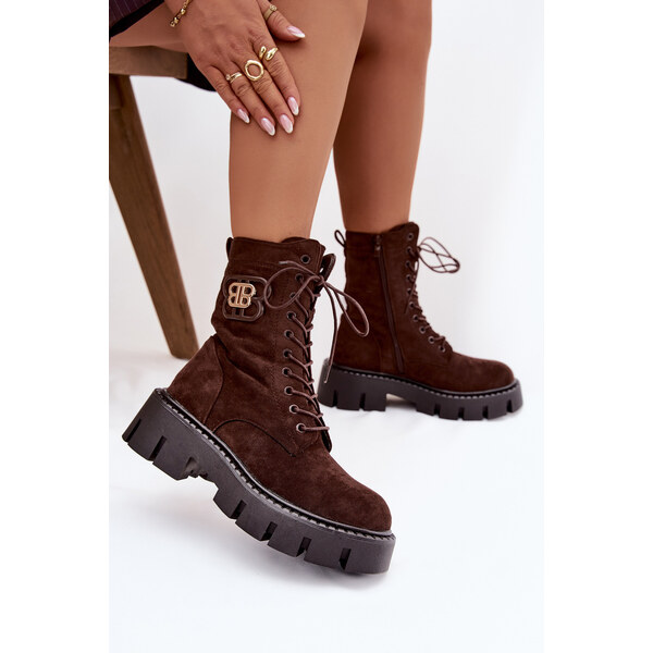 Boto Dámske workery s ozdobným prvkom Ilyane 66683275