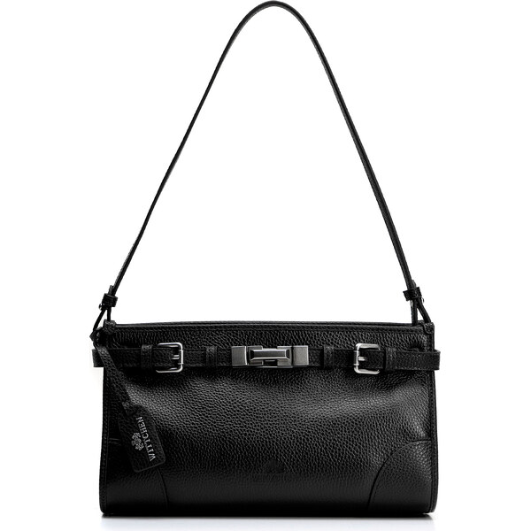 Wittchen Dámska kožená kabelka na rameno s elegantnými detailmi 66604401