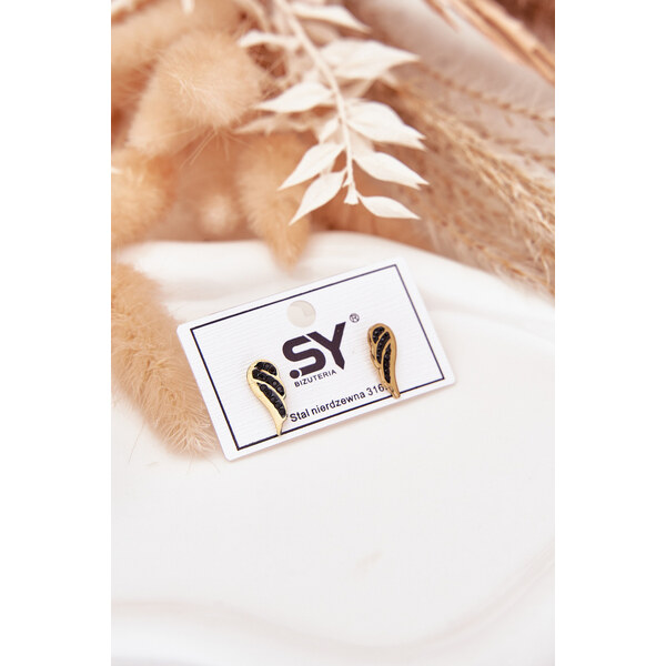 Dámske náušnice Boto zlaté krídla 66683261