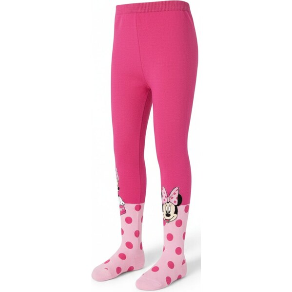 Exity Dievčenské pančucháče s bodkami Minnie Mouse 66564139