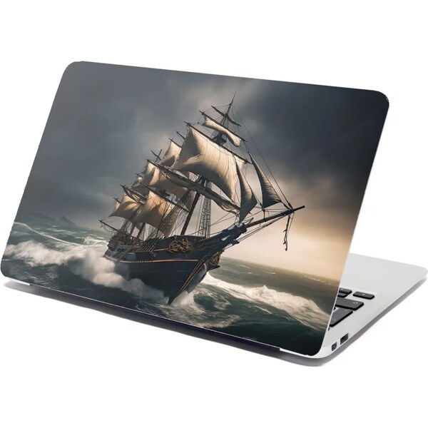 Sablio Samolepka na notebook Plachetnica v rozbúrených vodách 65112478