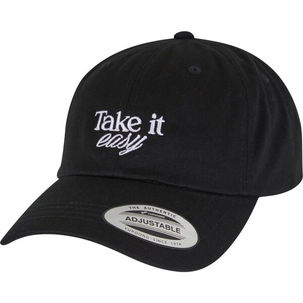 Mister Tee Čiapka Take It Easy čierna / biela 66570170