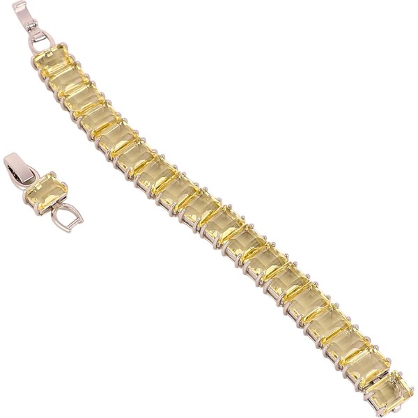 SOHI Náramok Maeve žltá / strieborná 66570333