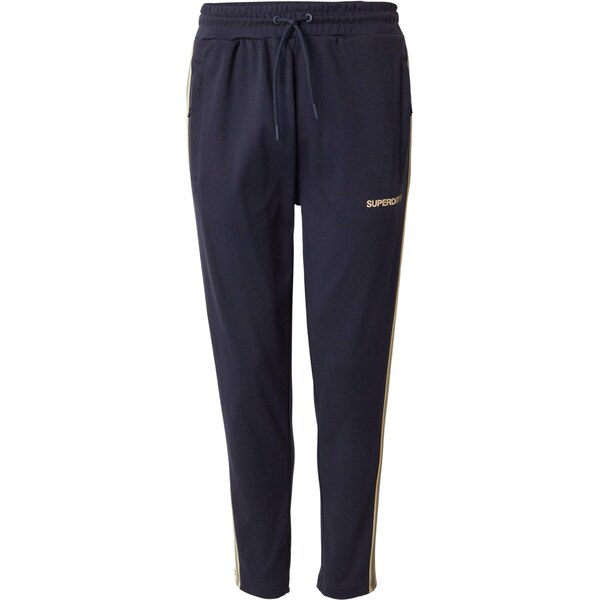 Superdry & Co Nohavice Tech Cult námornícka modrá / žltá 66570334