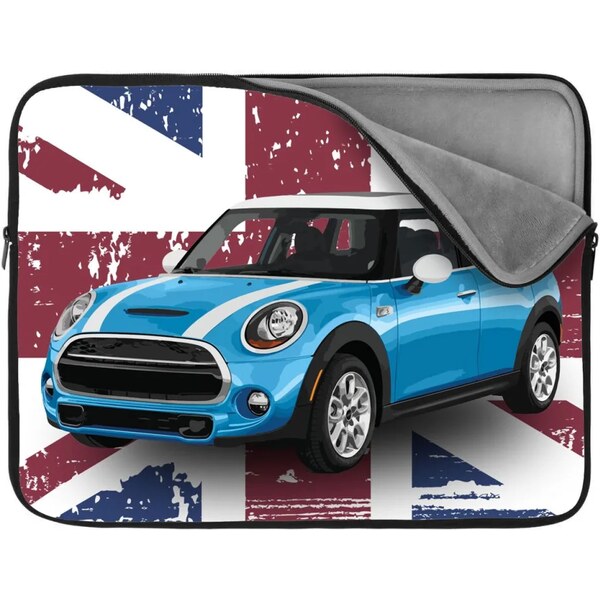 Sablio Obal na notebook Mini sedan Britská vlajka 65424419