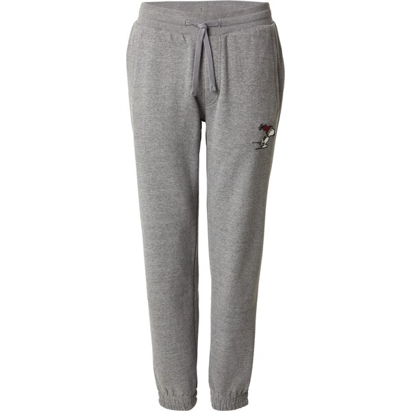 s.Oliver Nohavice Detroit sivá melírovaná / červená / biela 66570813