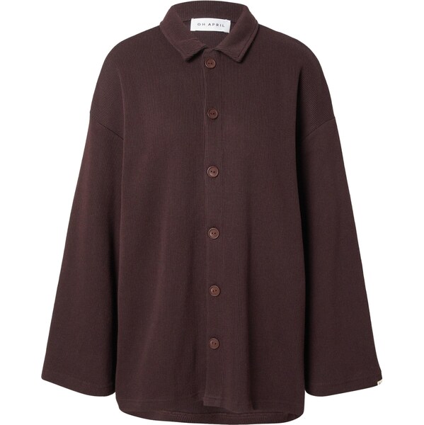 OH APRIL Blúzka Fleur tmavohnedá 66570981