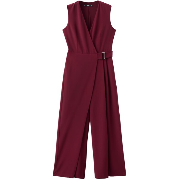 MANGO Overal vínovo červená 66571008