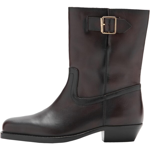 MANGO Nízke čižmy Marty čokoládová 66571019