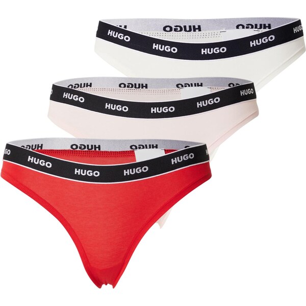 HUGO Tangá rosé / červená / čierna / biela 66571150