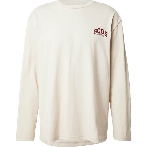 GCDS Tričko burgundská / biela ako vlna 66707570