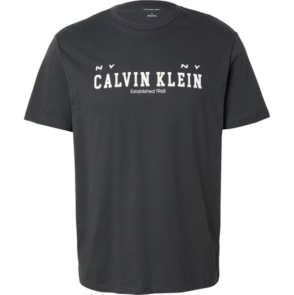 Calvin Klein Jeans Tričko čierna / biela 66571185