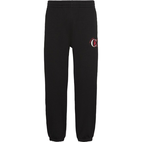 Calvin Klein Jeans Nohavice burgundská / čierna / biela 66571359