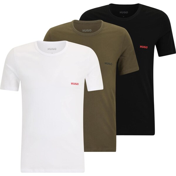 HUGO Tielko kaki / čierna / biela 66571482