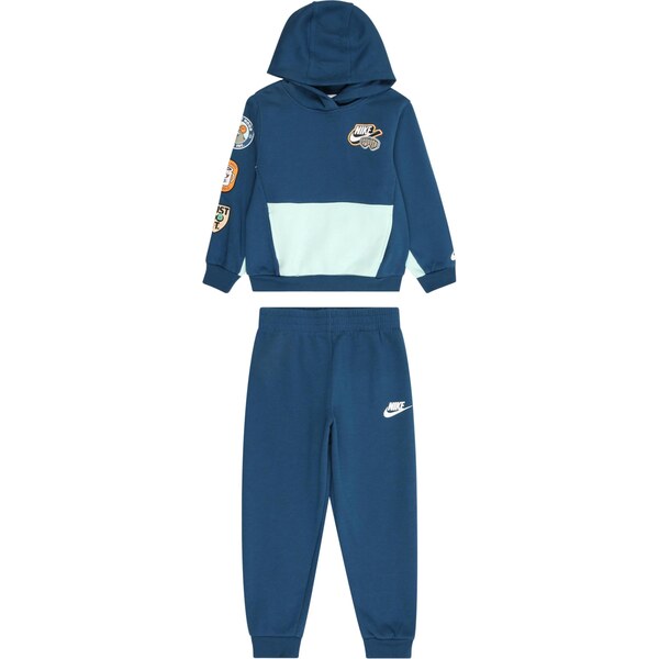 Nike Sportswear Joggingová súprava béžová / námornícka modrá / vodová 66571616