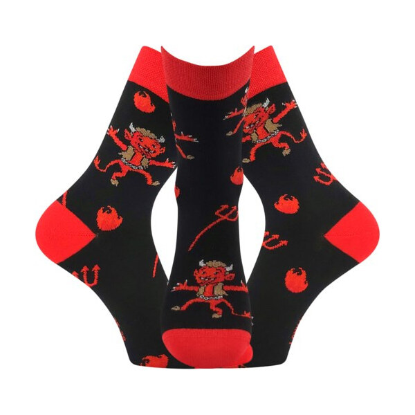 3PACK detské ponožky Lonka viacfarebné (Trepifajxlík čert) 20/24 66595771