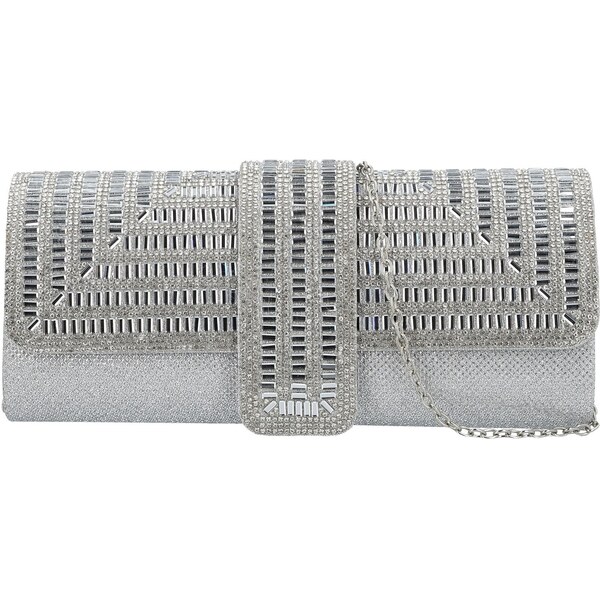 Dámska listová kabelka strieborná - Michelle Moon Beaty strieborná 66631187