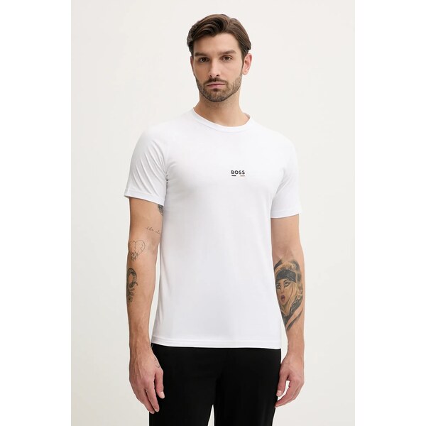 Bavlnené tričko BOSS T-Shirt RN Slim Fit 66596443