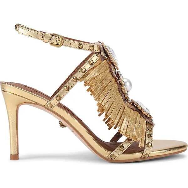 Kožené sandále Kurt Geiger London Jewel Fringe Sandal 66509317