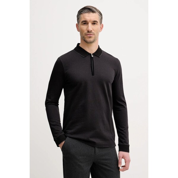 Bavlnené tričko s dlhým rukávom BOSS H-Peduzzi 06 66461980