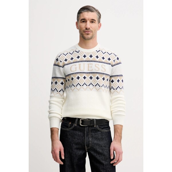 Sveter s prímesou vlny Guess 66509195