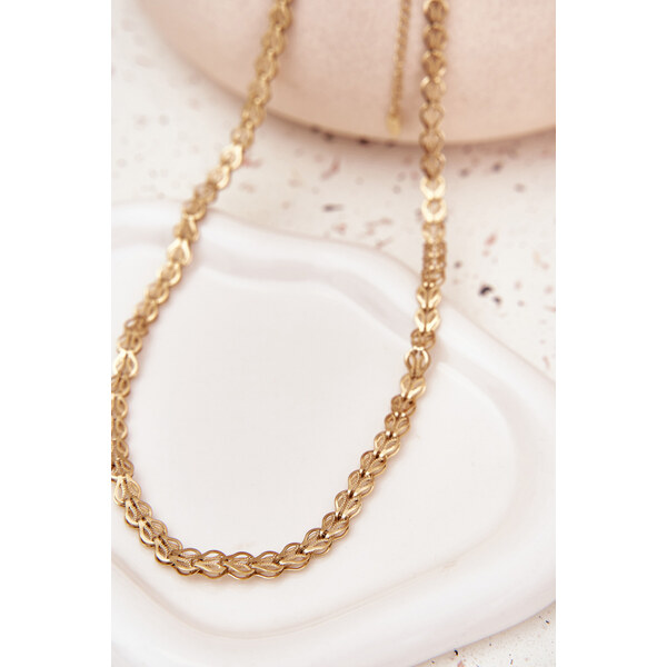 Zlatý náhrdelník z chirurgickej ocele Boto 66683391