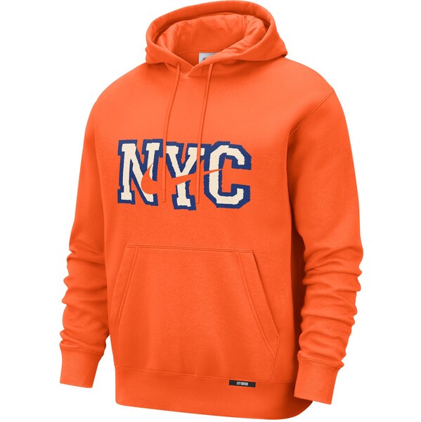 Nike New York Knicks City Edition Club Hoodie - Pánske - Mikina Nike - 66600224