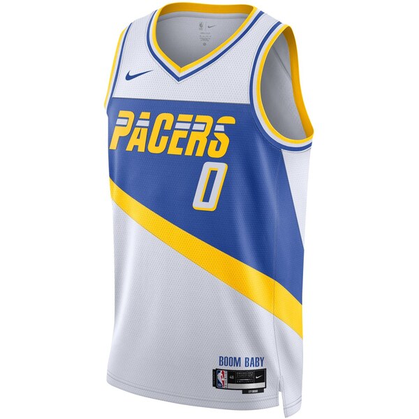Nike Dri-FIT Indiana Pacers Tyrese Haliburton Swingman Jersey - Pánske 66600229