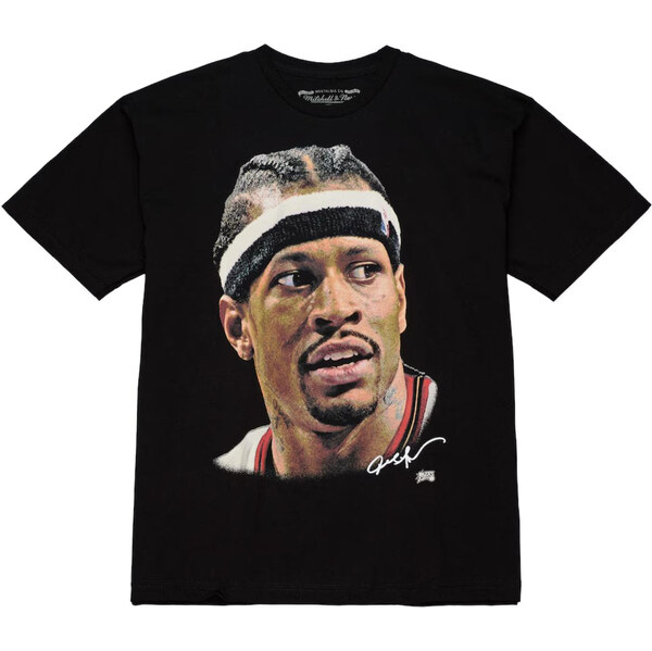 Mitchell & Ness NBA Real 76ers Allen Iverson Big Face Tee - Pánske - 66600263