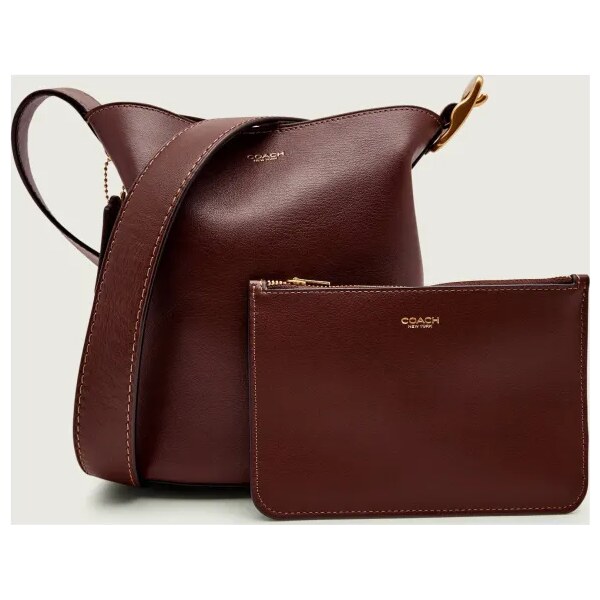 Coach Kožený vak na chrbát BLEECKER 66532668