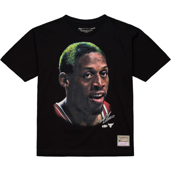 Mitchell & Ness NBA Real Bulls Dennis Rodman Big Face Tee - Pánske - 66600269