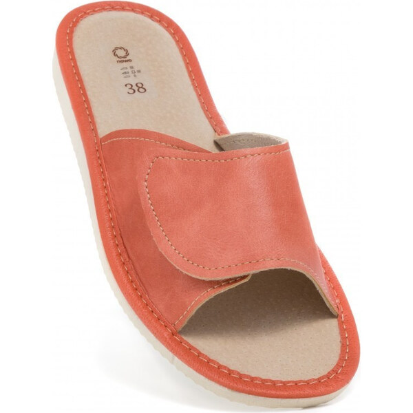 Dámske celoročné papuče na suchý zips, veľkosť 41 | červená KD-01-RD 66600181