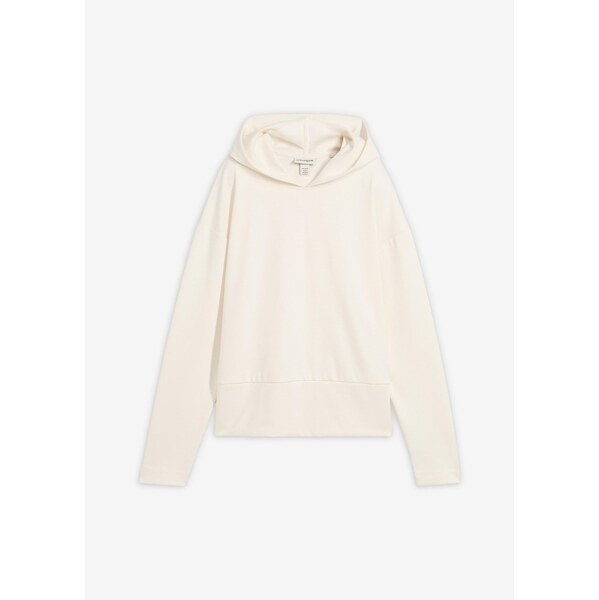 bonprix Mikina s kapucňou z pohodlného Punto di Roma, farba biela 66600936