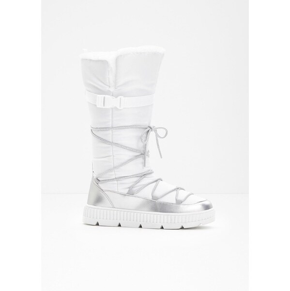 bonprix Trekingové čižmy, farba biela 66601032