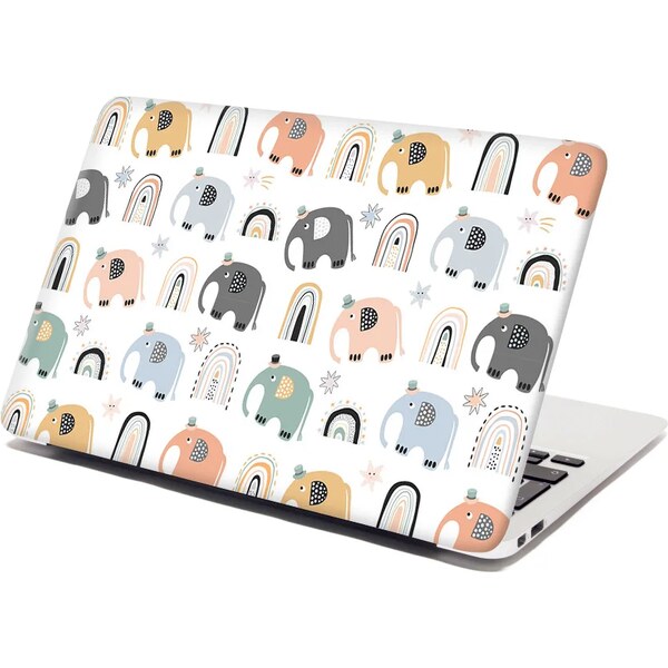 Sablio Samolepka na notebook Animovaní Slony 65095470