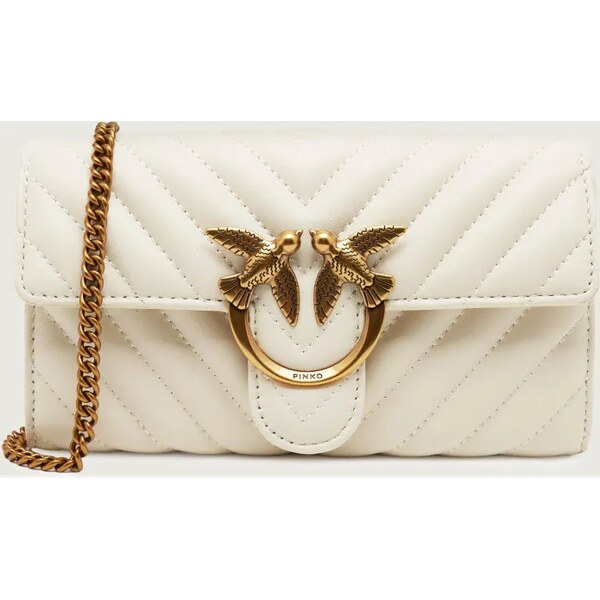 Pinko Kožená listová kabelka / peňaženka LOVE ONE WALLET C 61740950