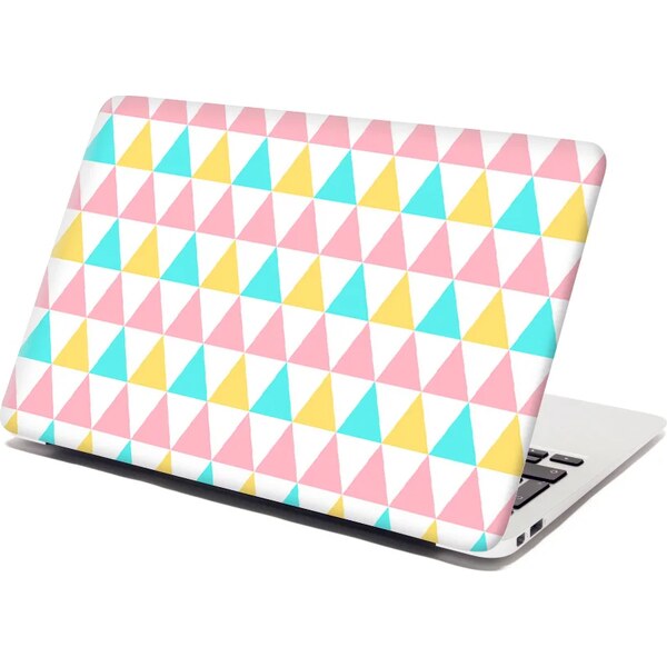 Sablio Samolepka na notebook Trojfarebné Trojuholníky 65100857