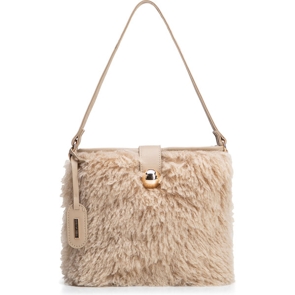 Wittchen Dámska kabelka s kožušinovým efektom a štýlovými detailmi 66604399