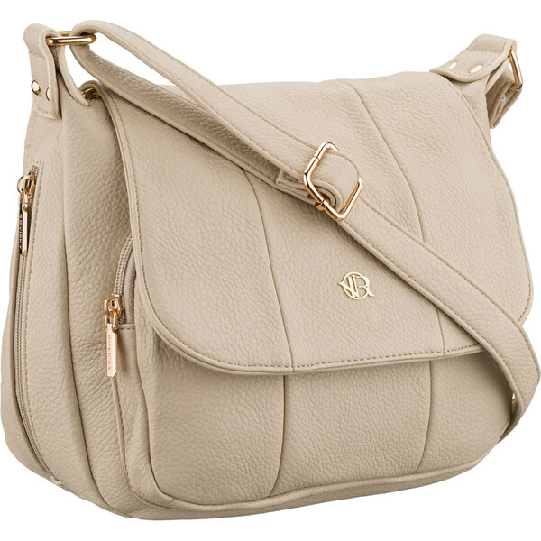 ROVICKY Dámska béžová kabelka na rameno s praktickými vreckami 66604424